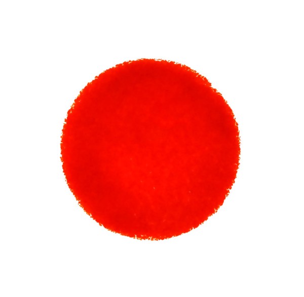 Rund orange lichtdurchlässig 7 cm