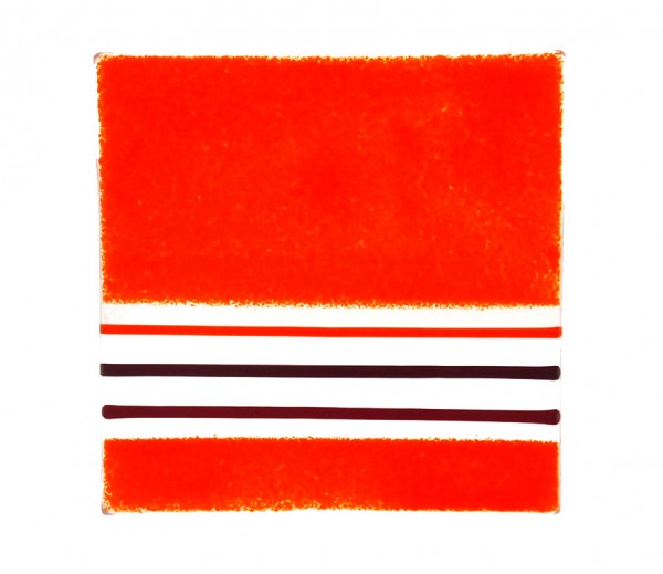 Fusingglas orange 12 x 12 cm