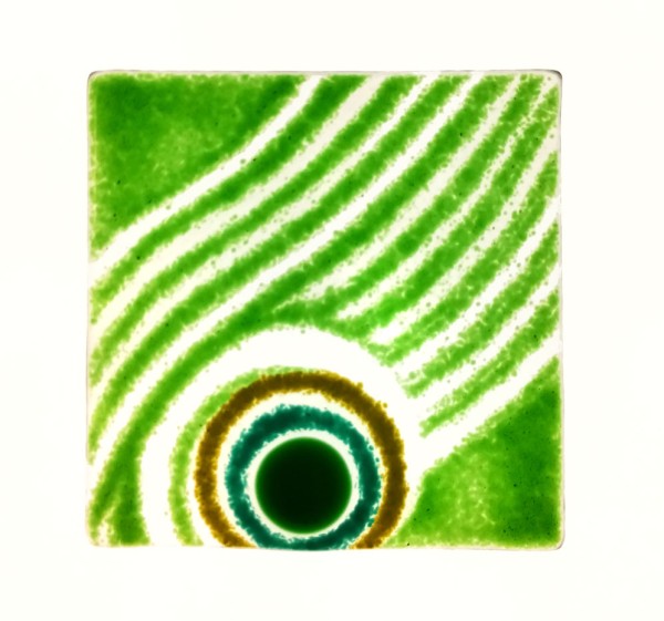 Fusingglas grün 10 x 10 cm
