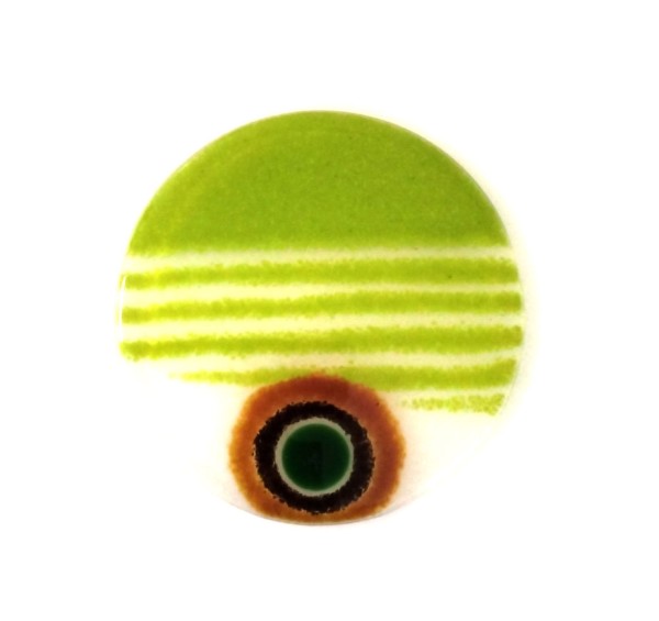 Fusingglas grün 10 cm