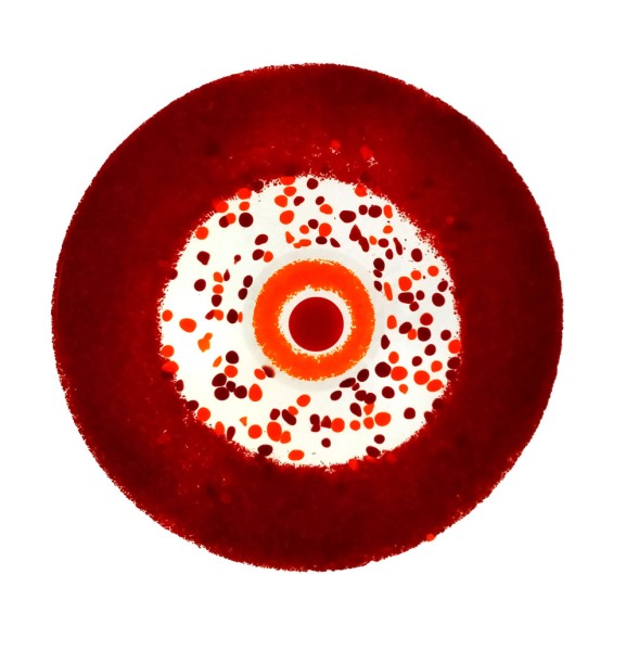 Fusingglas rot 15 cm