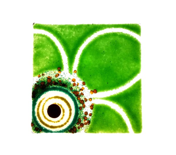 Fusingglas grün 12 x 12 cm