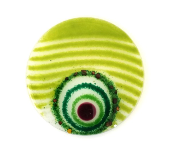 Fusingglas grün 10 cm