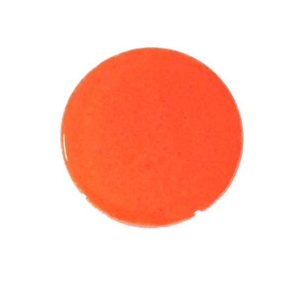 Rund orange blickdicht 7 cm