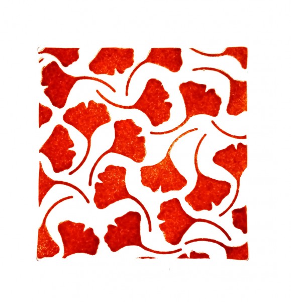 Fusingglas orange 13 x 13 cm