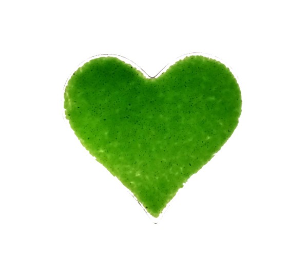 Herz grün 6 cm