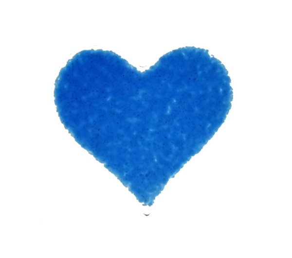 Herz blau 6 cm