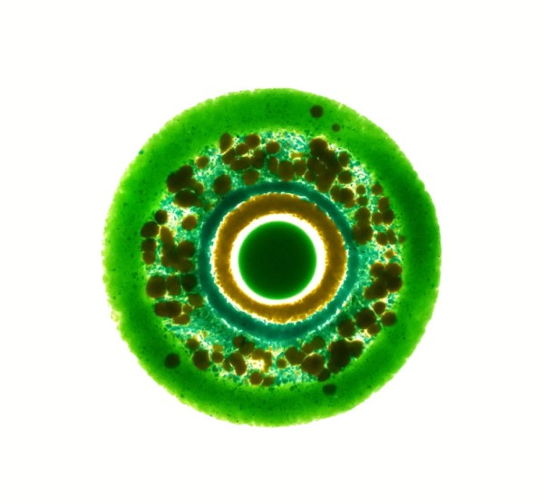 Fusingglas grün 9 cm