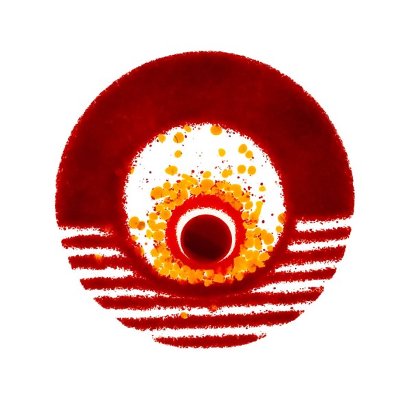 Fusingglas rot 12 cm