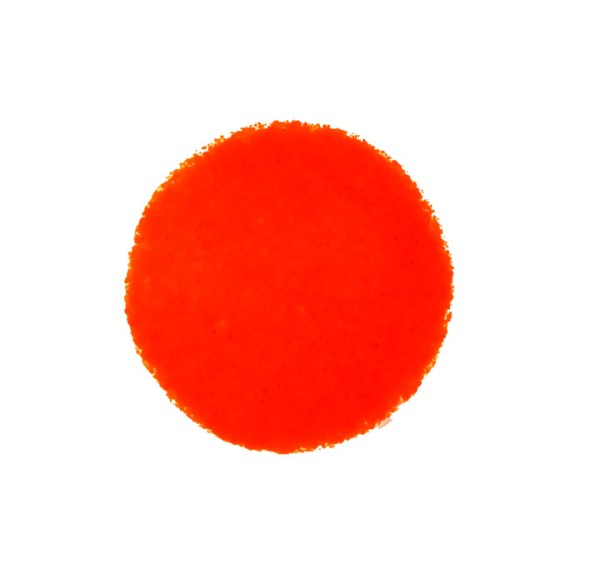 Rund orange lichtdurchlässig 5 cm