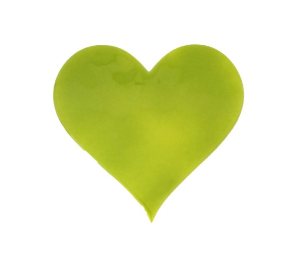 Herz 20 cm grün