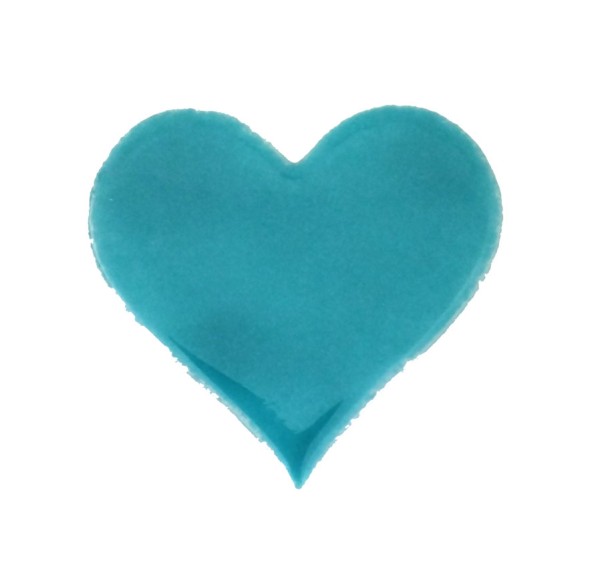 Herz 12 cm blau