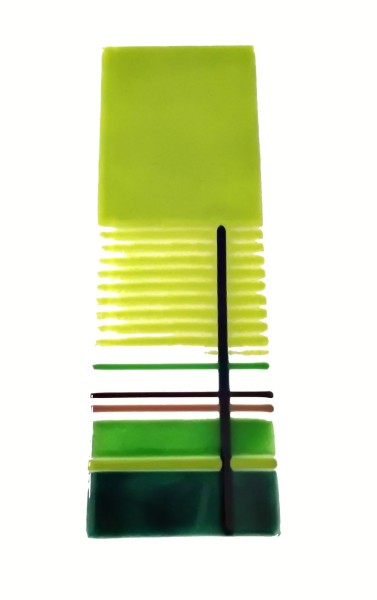 Fusingglas grün 10 x 30 cm