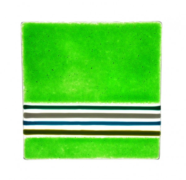 Fusingglas grün 12 x 12 cm