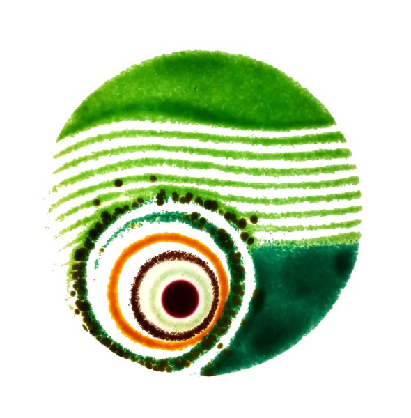 Fusingglas grün 18 cm